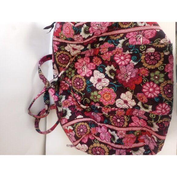 VERA BRADLEY FLORAL WEEKEND BAG LARGE TRAVEL TOTE - Picture 3 of 5